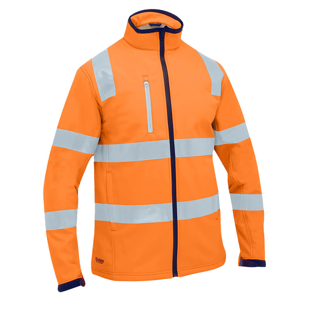 Bisley Taped Hi Vis Softshell Jacket BJ6058T main image 0