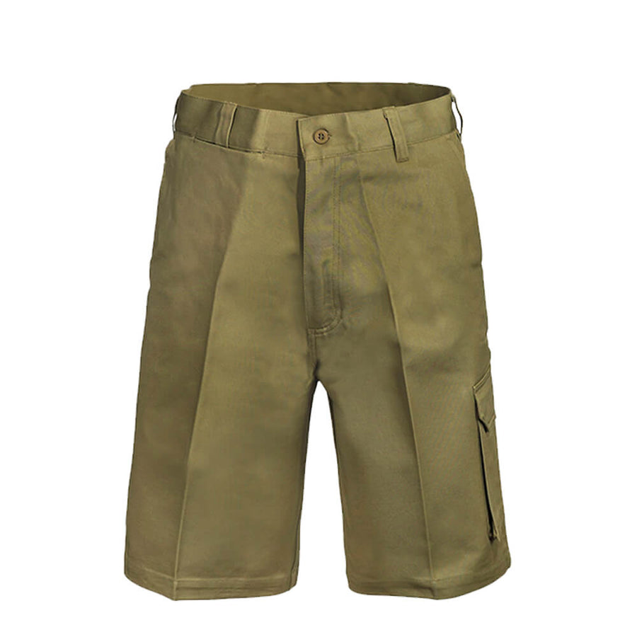 WorkCraft WP3046 Cotton Drill Cargo Shorts Front