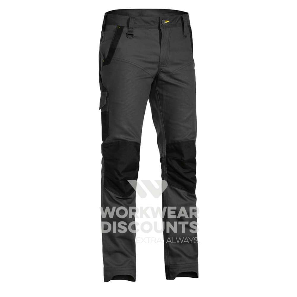 Bisley BPC6130 Flex and Move Stretch Cargo Pant Charcoal Front