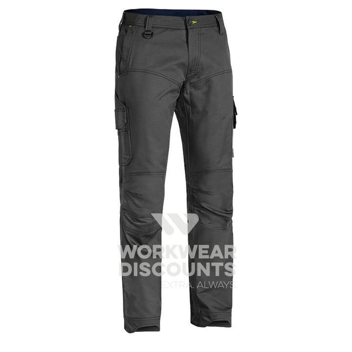 Bisley BPC6475 Engineered X Airflow Ripstop Cargo Work Pant Charcoal Front