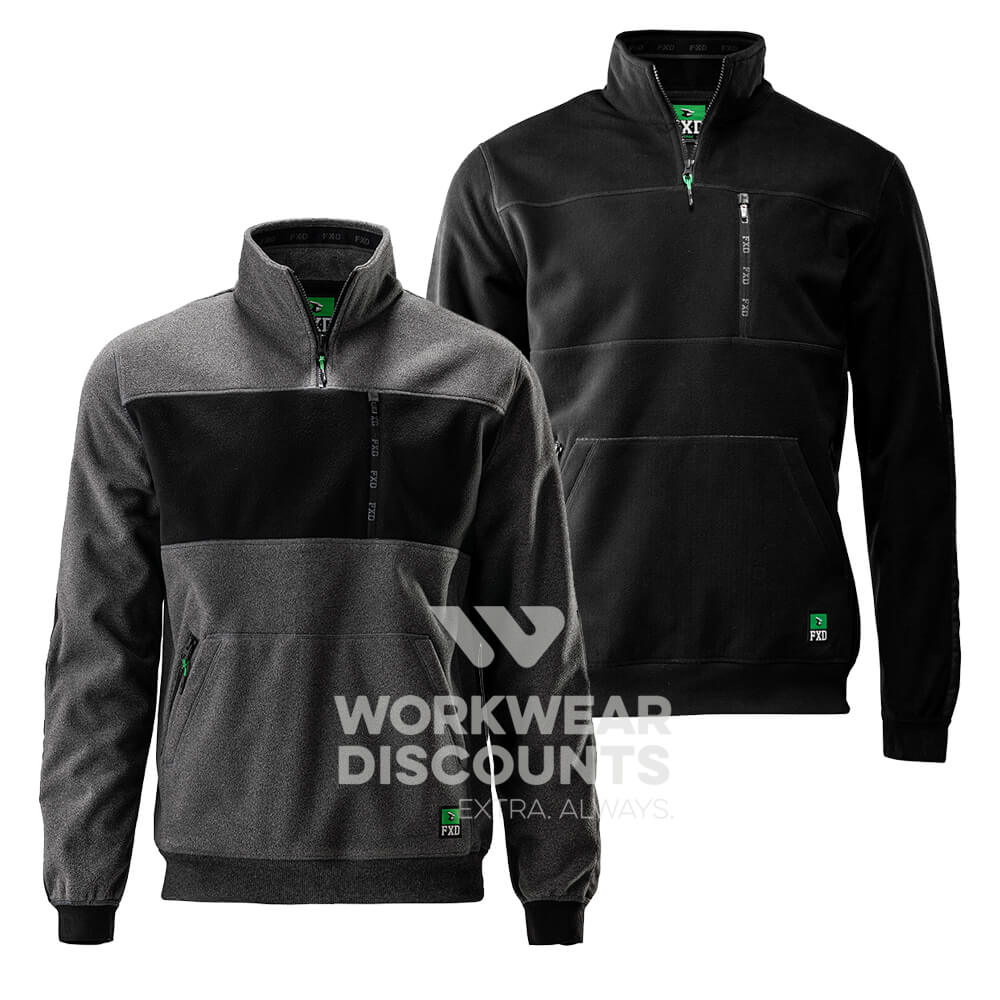 FXD WF2 Work Fleece Quarter Zip – Workwear Discounts