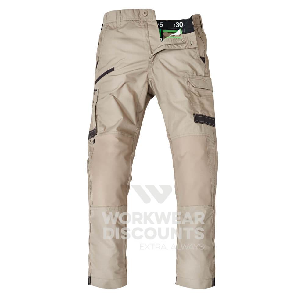 FXD WP5 Lightweight Coolmax Quick Drying Work Pant Khaki Front