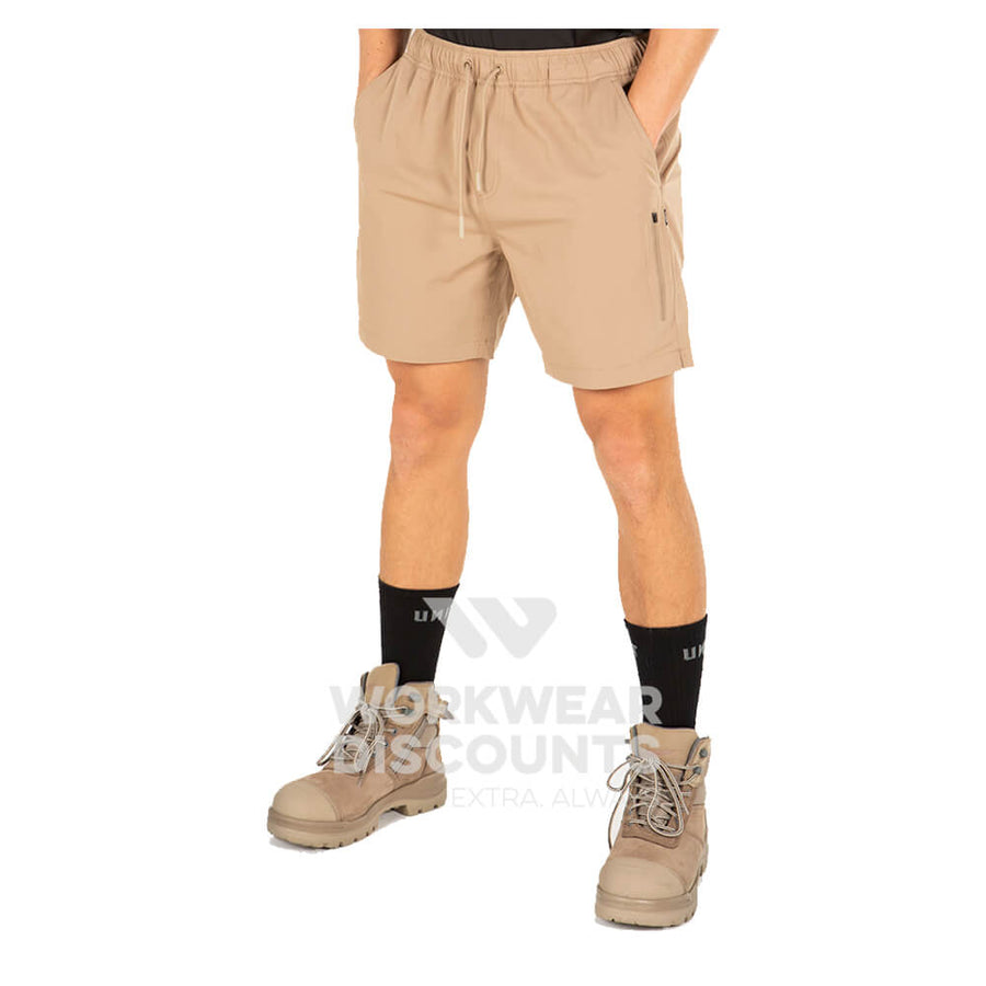 Unit Form Flexlite Mens Shorts Khaki Front