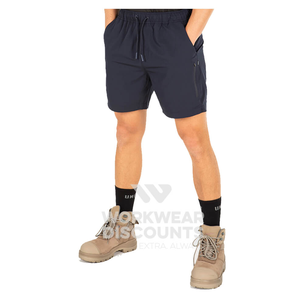 Unit Form Flexlite Mens Shorts Navy Front