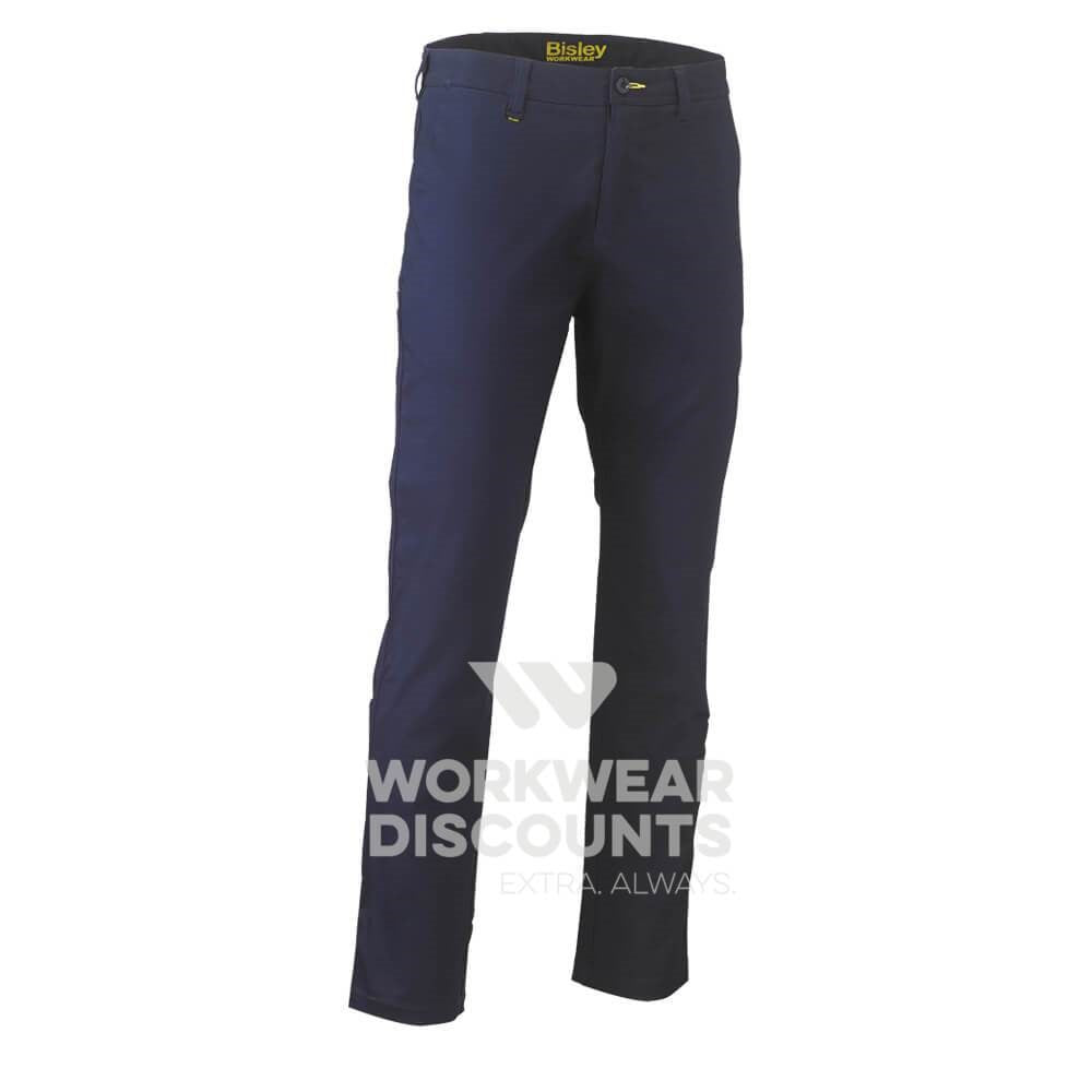 Bisley BP6008 Stretch Cotton Drill Work Pants Navy