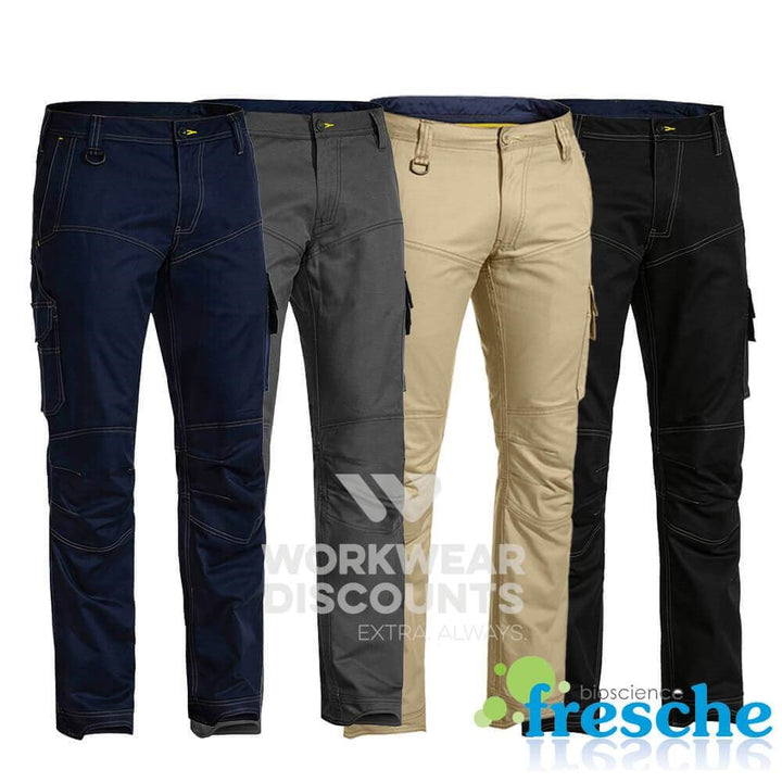Bisley BPC6475 Engineered  Ripstop Cargo Work Pants Charcoal