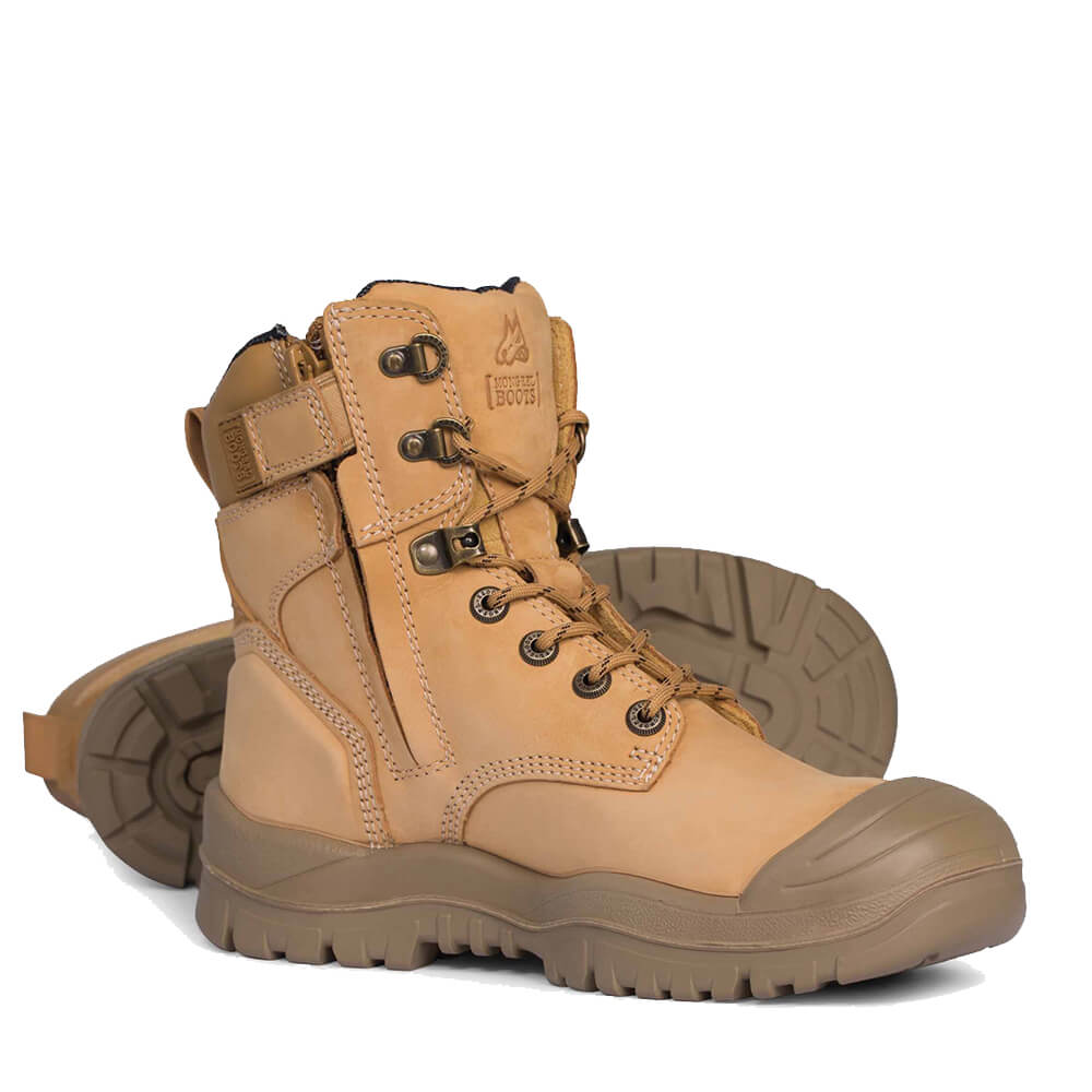 Mongrel 561050 Wheat High Leg ZipSider w/ Scuff Cap Boot View 3