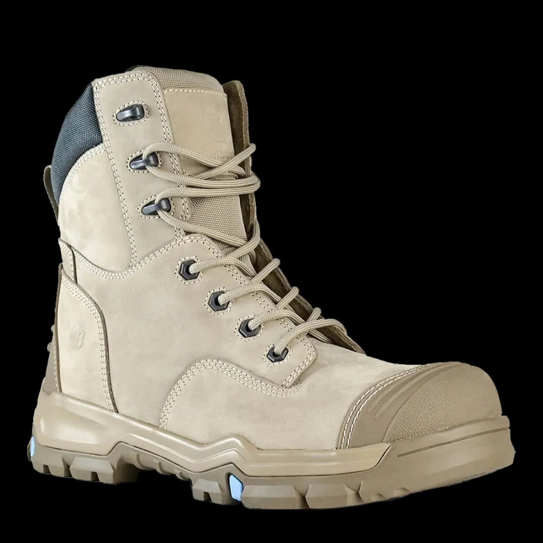 Bata Woodsie Scuff Cap High Cut Zip Lace Safety Boots Slate