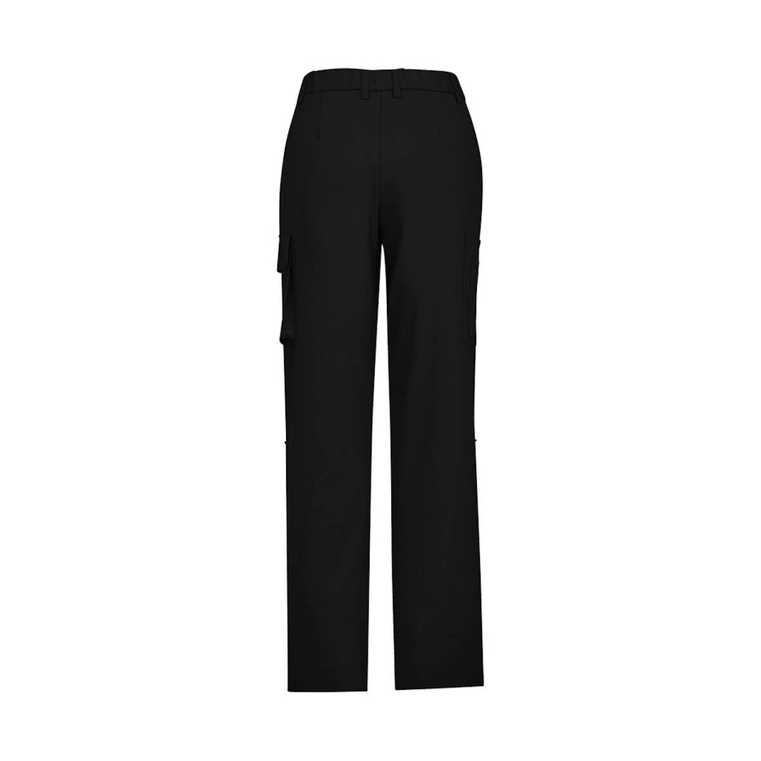Biz Collection CL954LL Womens Comfort Waist Cargo Pants Charcoal