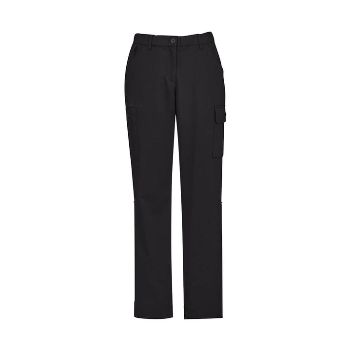 Biz Collection CL954LL Womens Comfort Waist Cargo Pants Charcoal