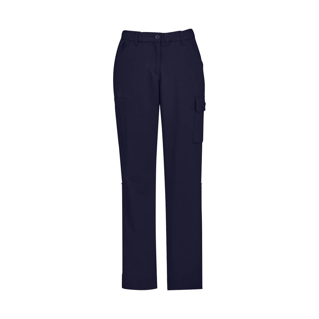 Biz Collection CL954LL Womens Comfort Waist Cargo Pants Charcoal