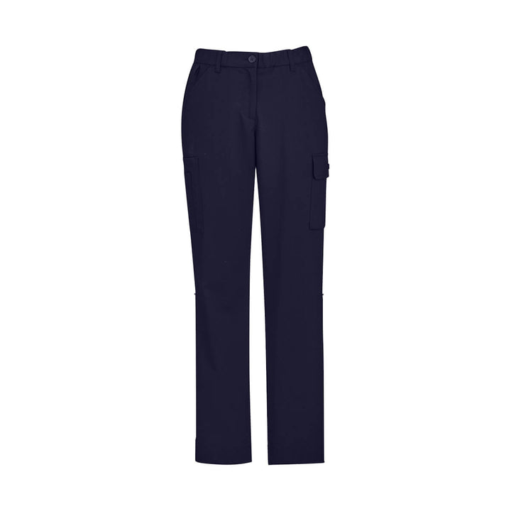 Biz Collection CL954LL Womens Comfort Waist Cargo Pants Charcoal