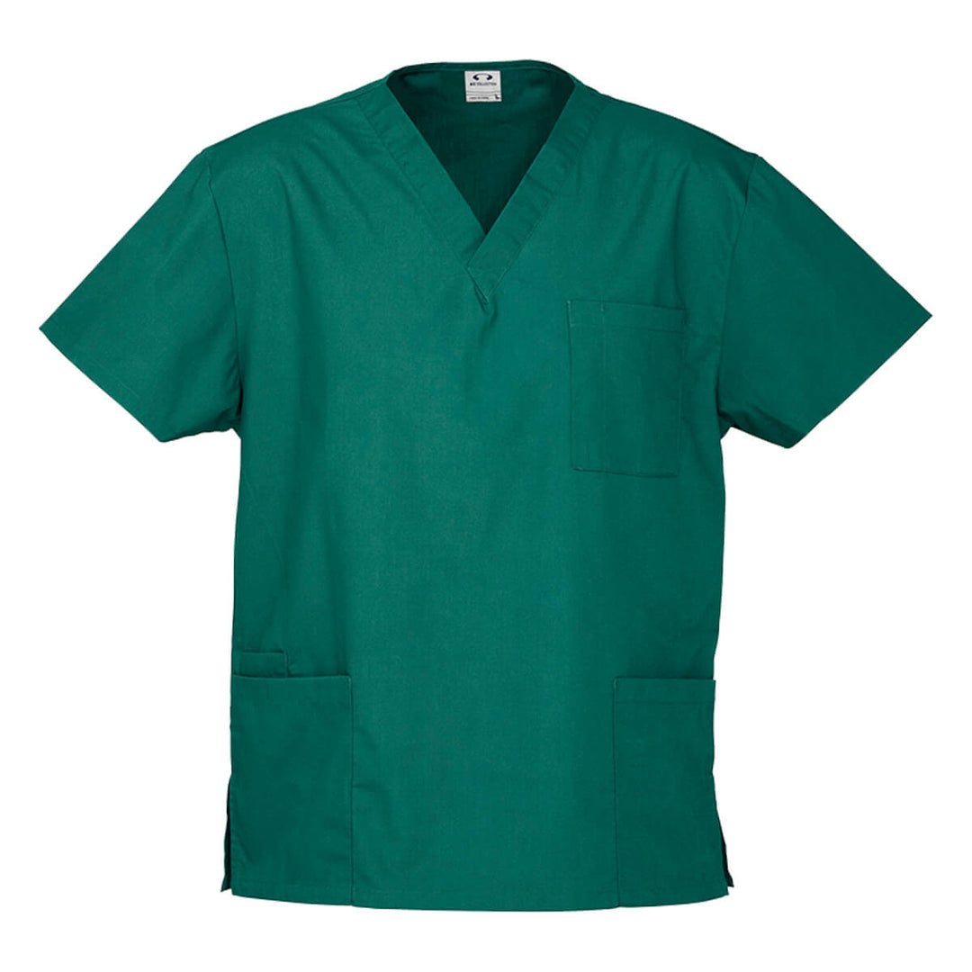 Biz Collection H10612 Unisex Classic Scrub Top Hunter Green