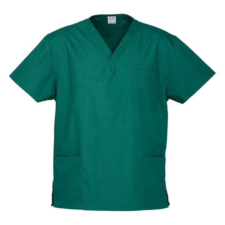 Biz Collection H10612 Unisex Classic Scrub Top Hunter Green