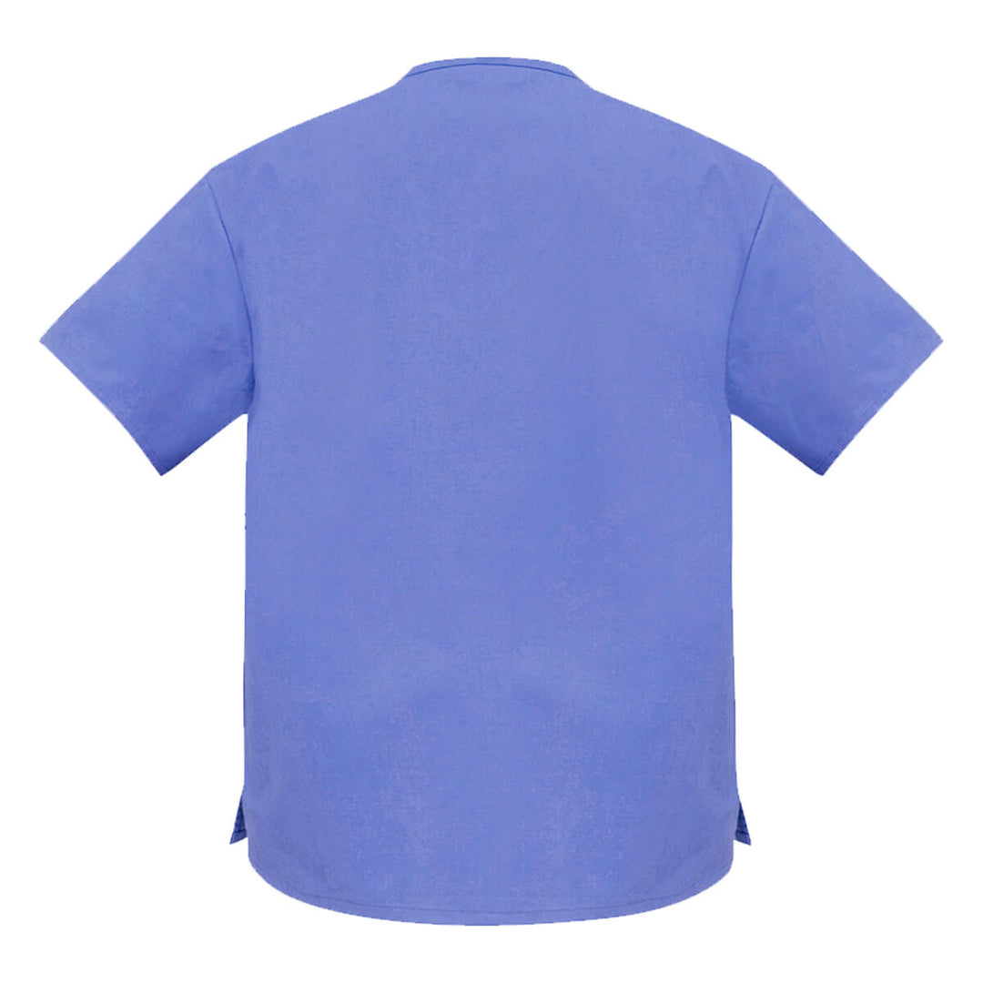 Biz Collection H10612 Unisex Classic Scrub Top Mid Blue