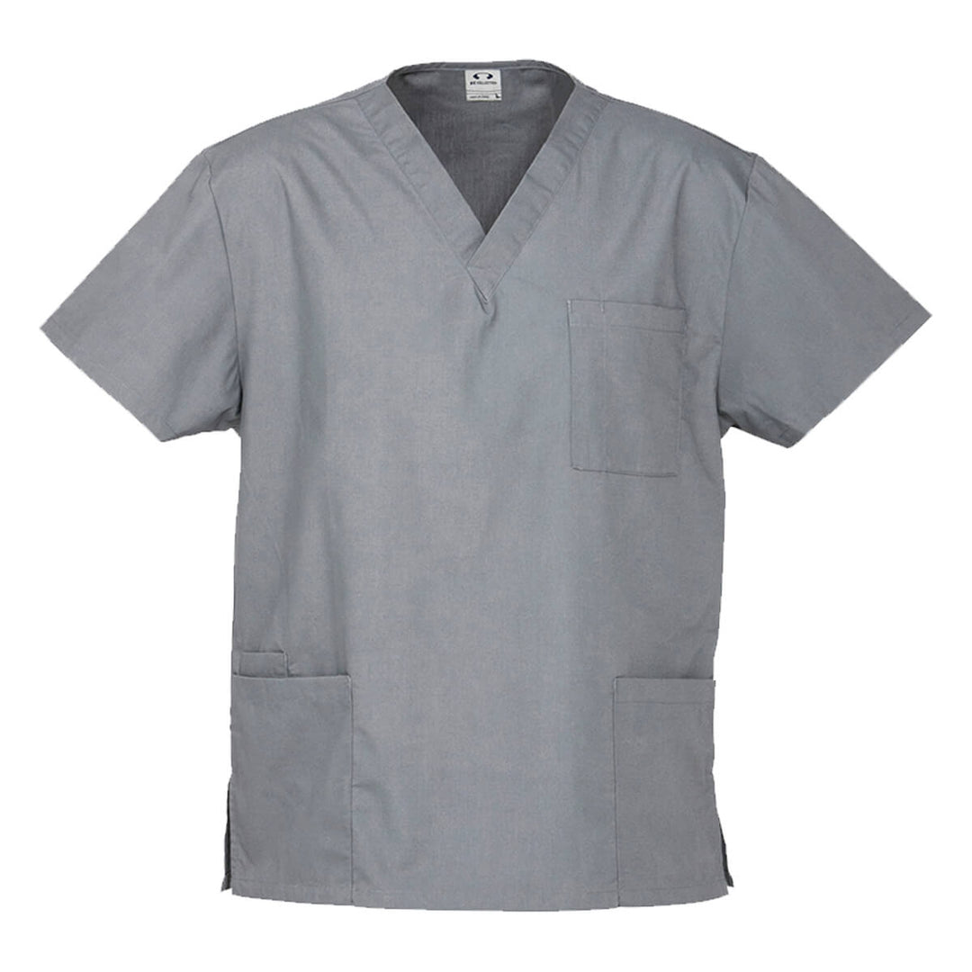 Biz Collection H10612 Unisex Classic Scrub Top Pewter