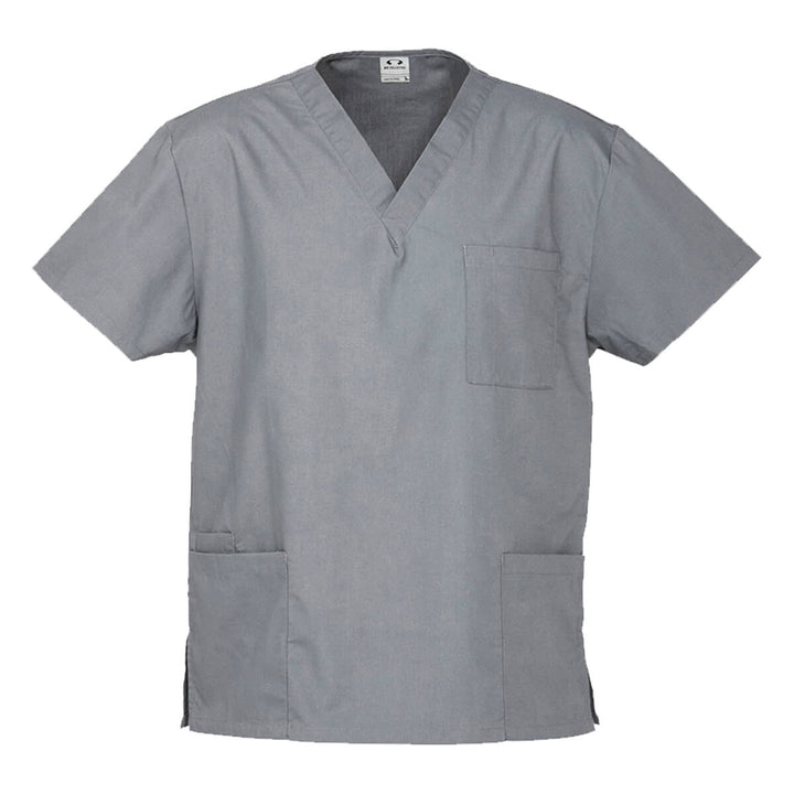 Biz Collection H10612 Unisex Classic Scrub Top Pewter