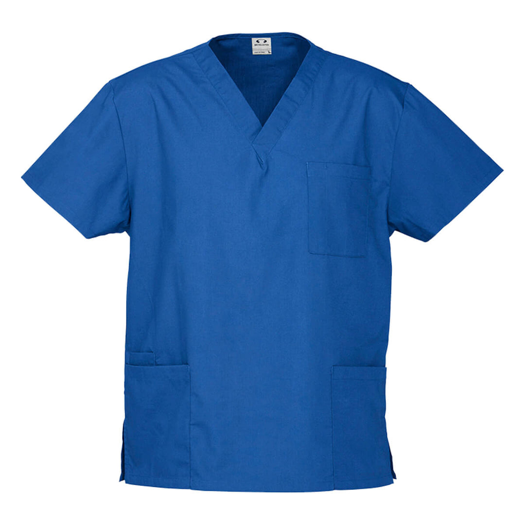 Biz Collection H10612 Unisex Classic Scrub Top Royal
