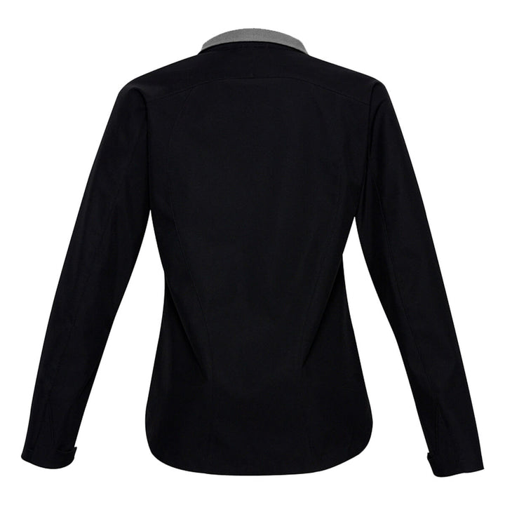 Biz Collection J307L Womens Geneva Softshell Jacket Black/Graphite