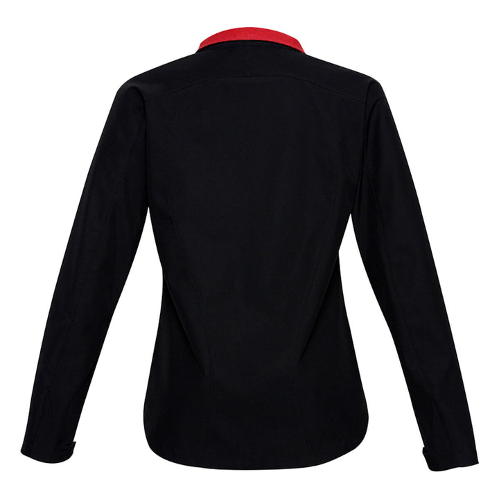 Biz Collection J307L Womens Geneva Softshell Jacket Black/Red