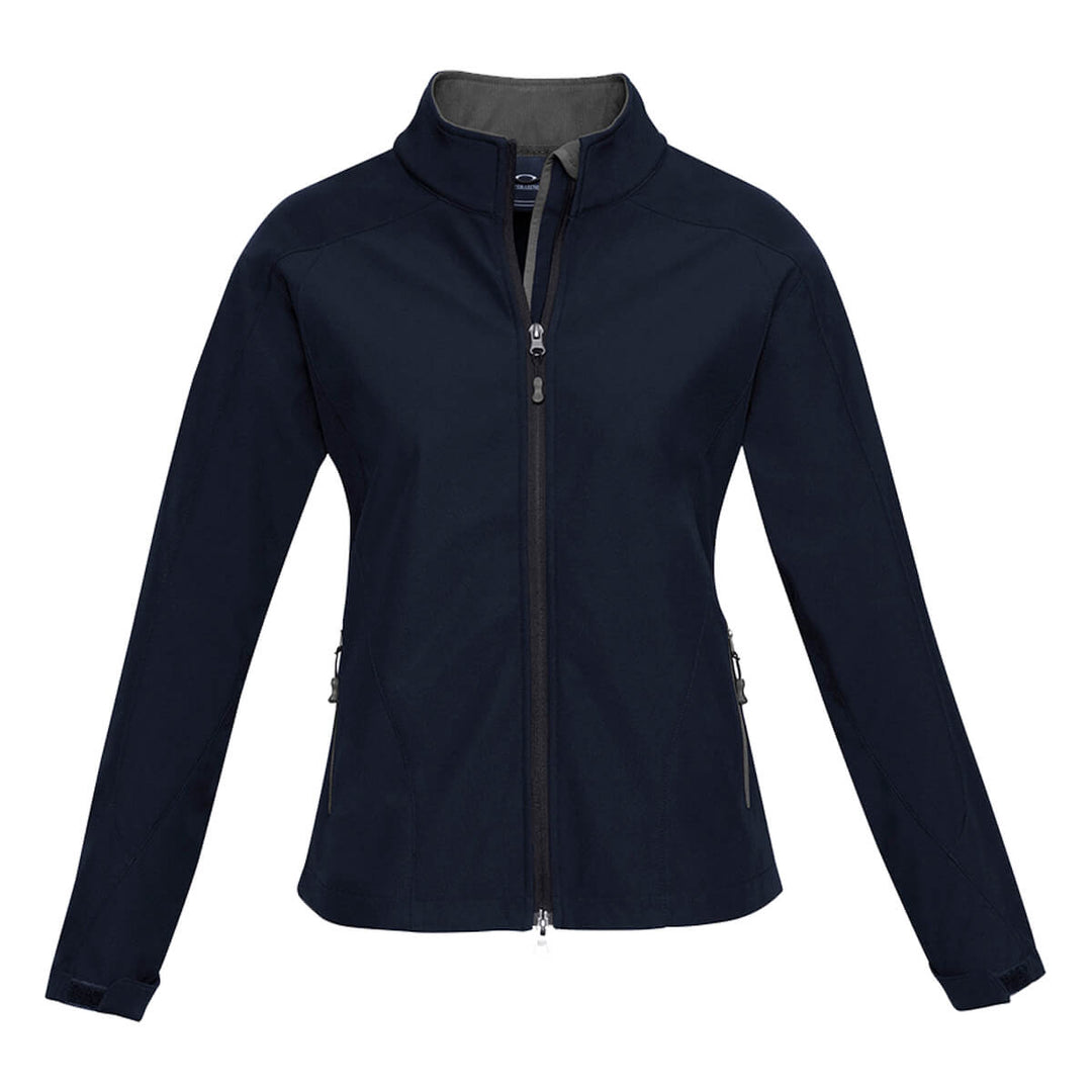 Biz Collection J307L Womens Geneva Softshell Jacket Navy/Graphite