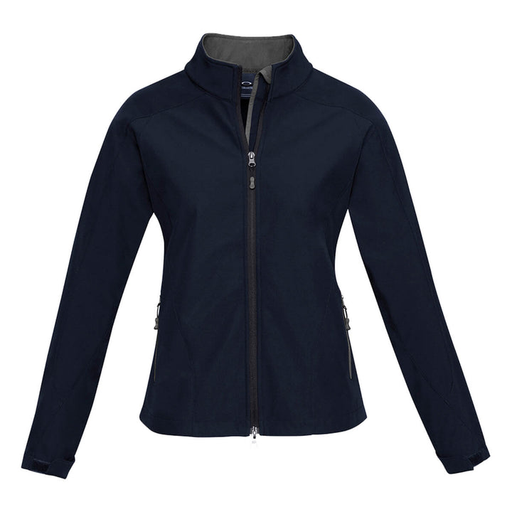 Biz Collection J307L Womens Geneva Softshell Jacket Navy/Graphite