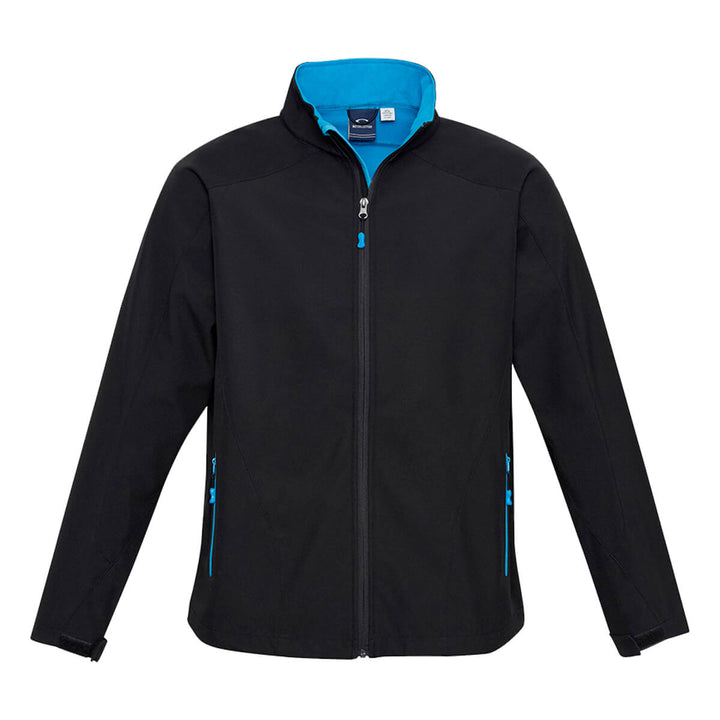 Biz Collection J307M Mens Geneva Jacket Black/Red Front