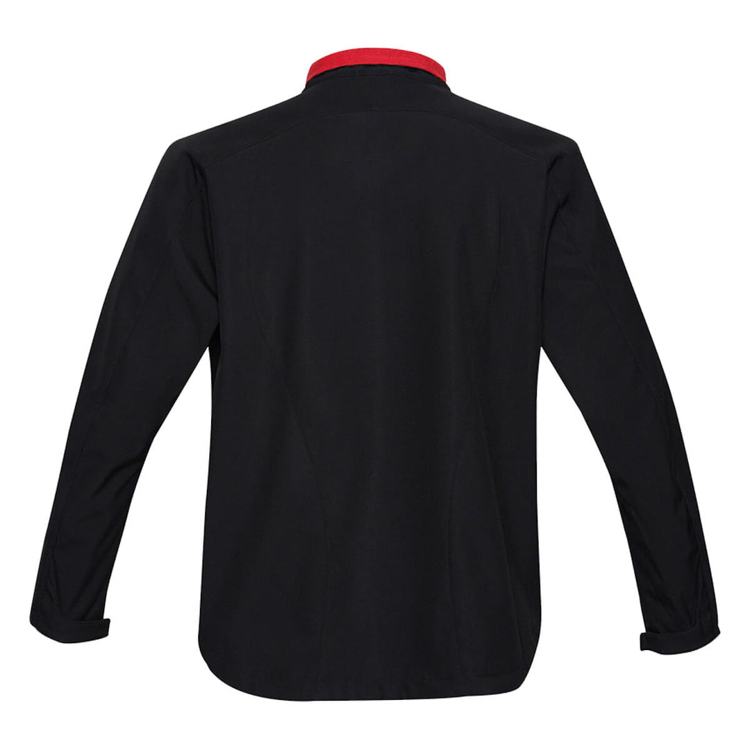 Biz Collection J307M Mens Geneva Softshell Jacket Black/Red