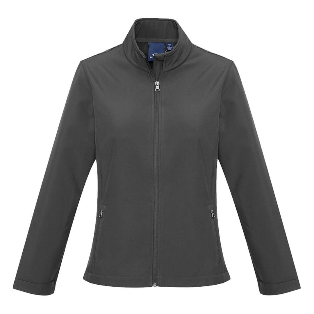 Biz Collection J740L Womens Apex Soft Shell Jacket Grey