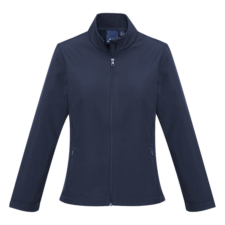 Biz Collection J740L Womens Apex Soft Shell Jacket Navy