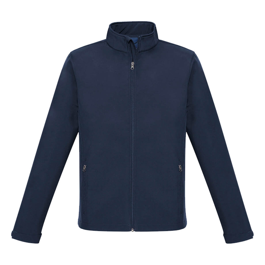 Biz Collection J740M Mens Apex Soft Shell Jacket Navy