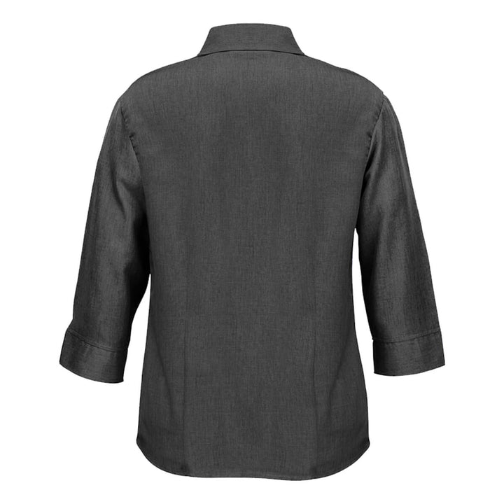 Biz Collection LB3600 Oasis Ladies 3/4 Sleeve Shirt Charcoal