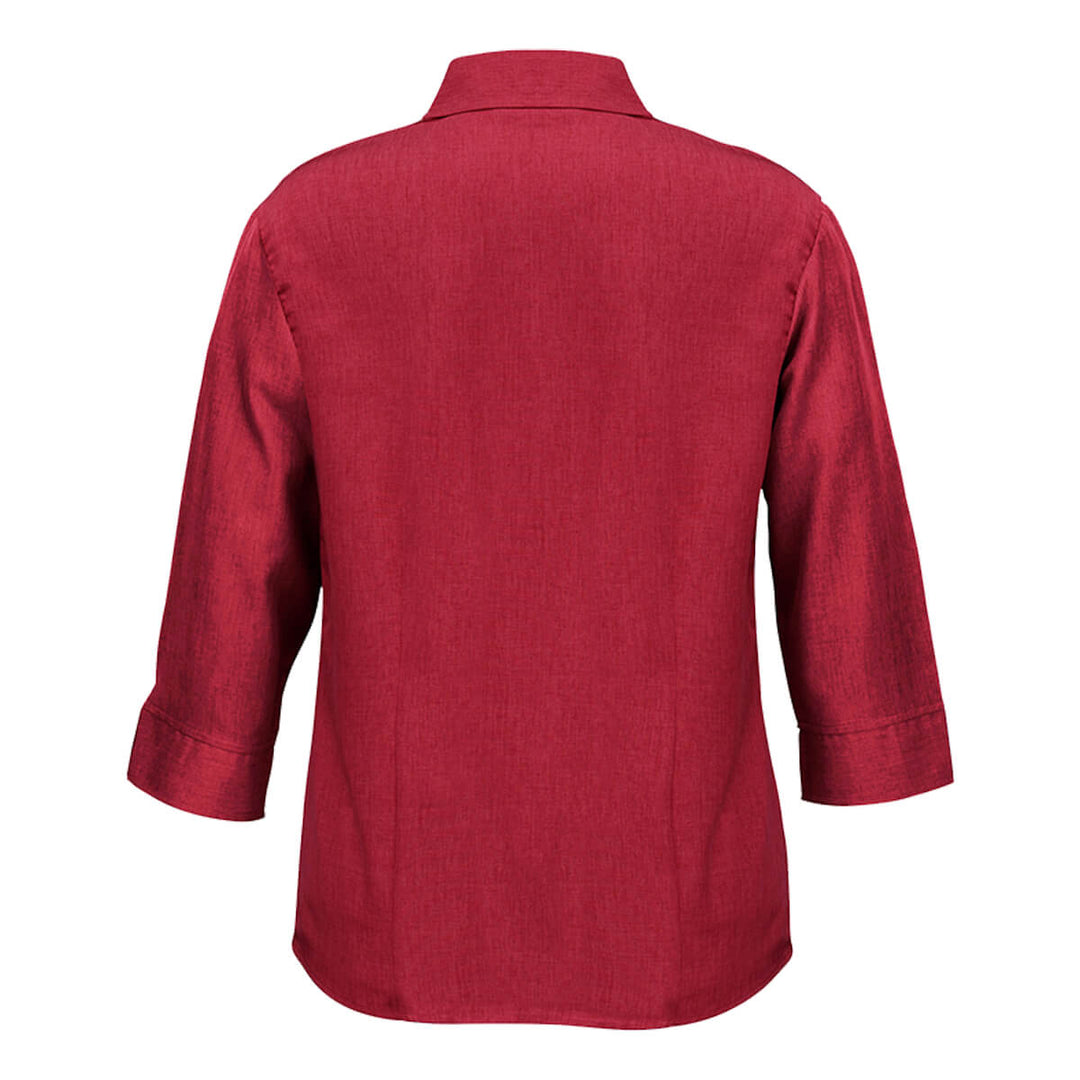Biz Collection LB3600 Oasis Ladies 3/4 Sleeve Shirt Cherry