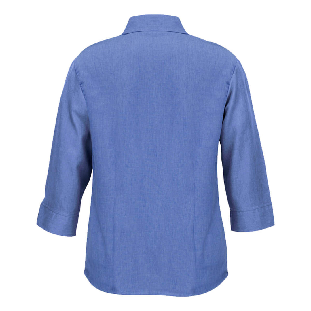Biz Collection LB3600 Oasis Ladies 3/4 Sleeve Shirt Mid Blue