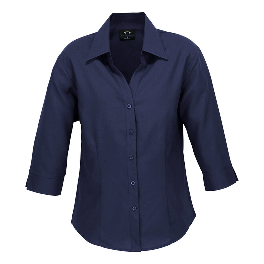 Biz Collection LB3600 Oasis Ladies 3/4 Sleeve Shirt Navy