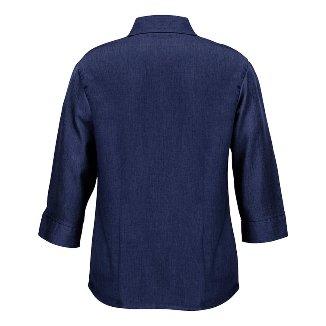Biz Collection LB3600 Oasis Ladies 3/4 Sleeve Shirt Navy