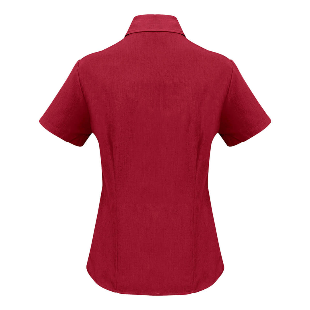 Biz Collection LB3601 Oasis Ladies Short Sleeve Shirt Cherry