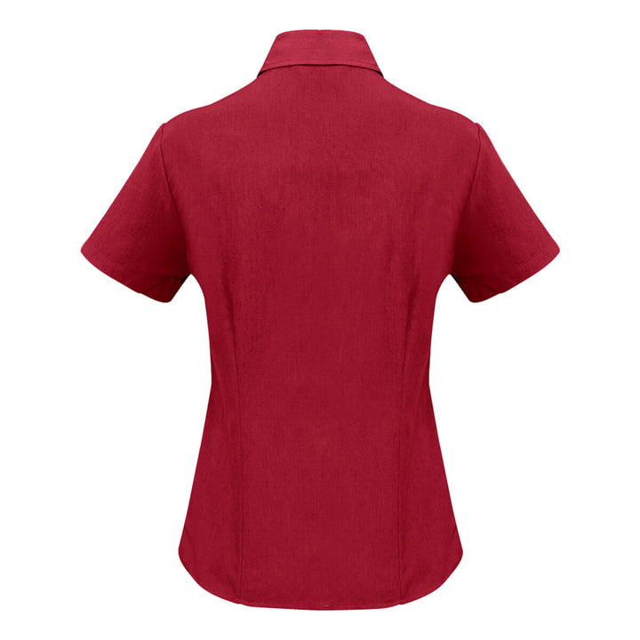 Biz Collection LB3601 Oasis Ladies Short Sleeve Shirt Cherry