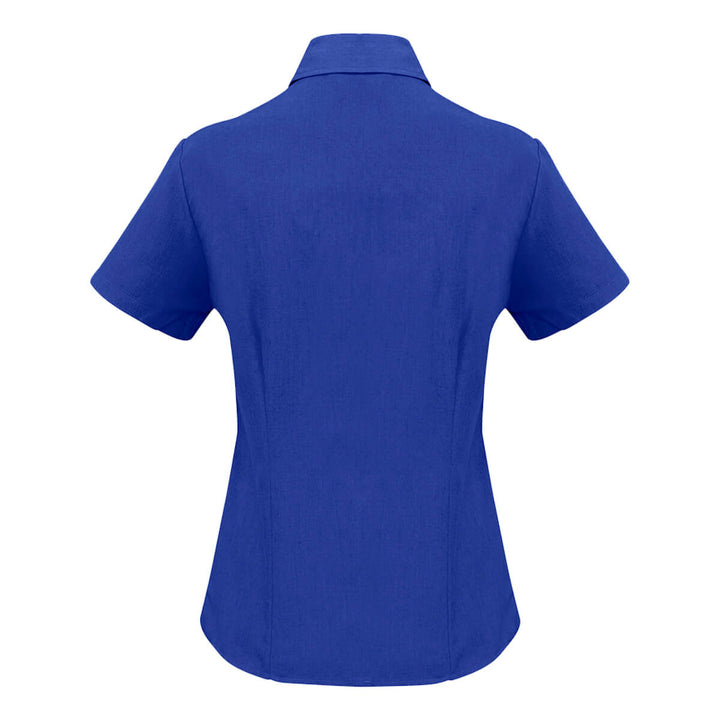 Biz Collection LB3601 Oasis Ladies Short Sleeve Shirt Electric Blue