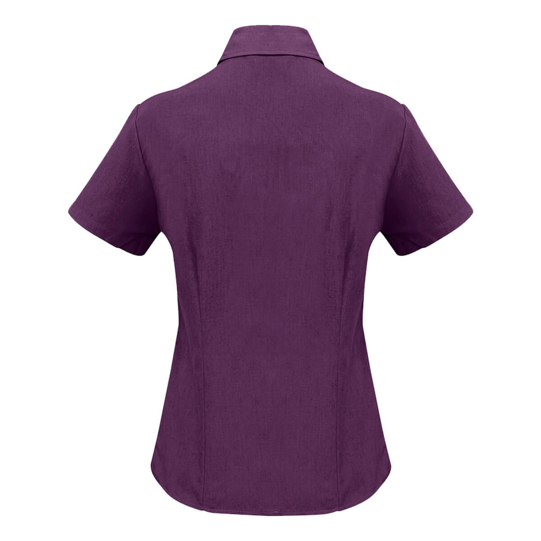 Biz Collection LB3601 Oasis Ladies Short Sleeve Shirt Grape