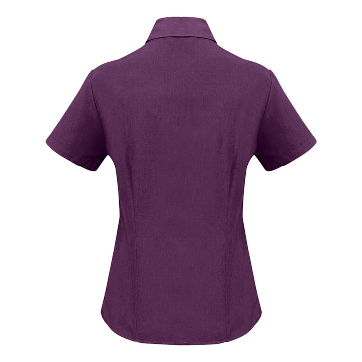 Biz Collection LB3601 Oasis Ladies Short Sleeve Shirt Grape