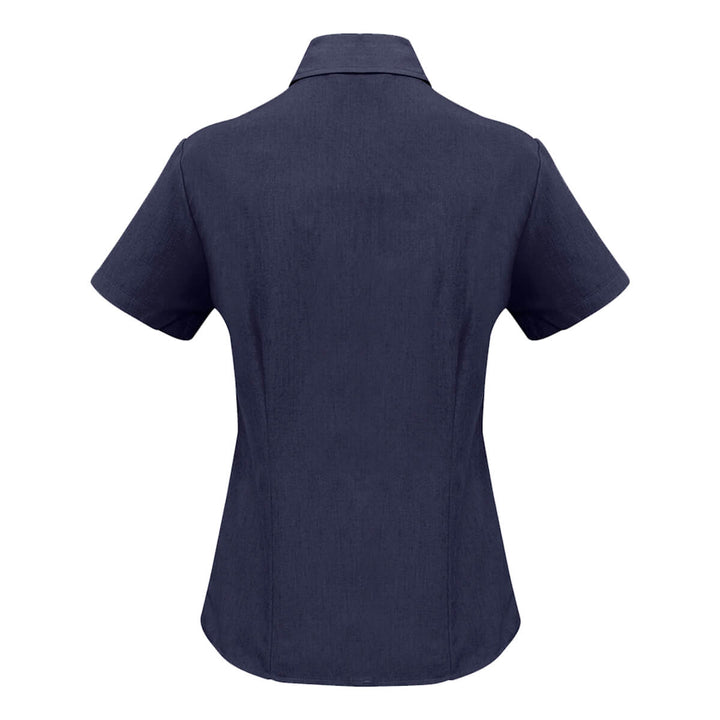 Biz Collection LB3601 Oasis Ladies Short Sleeve Shirt Navy