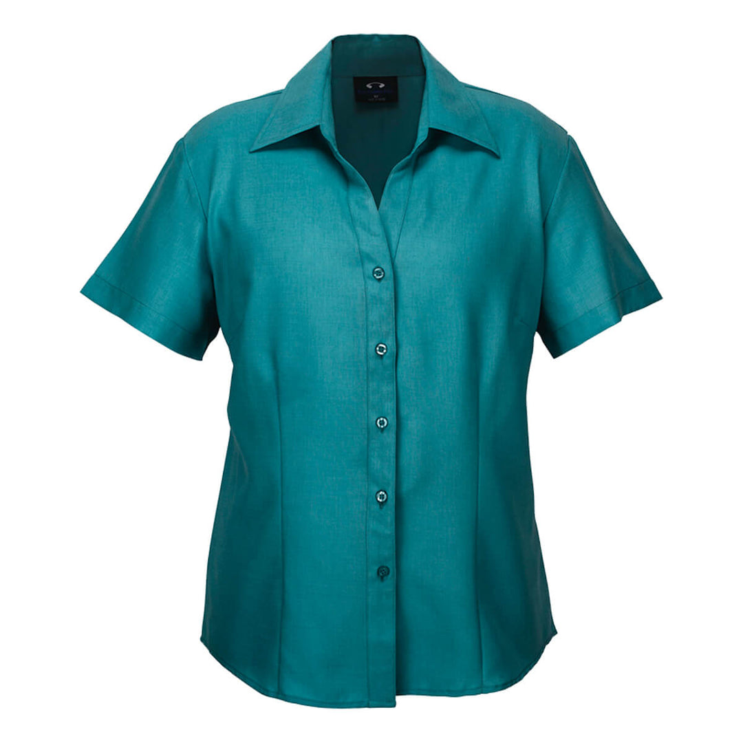 Biz Collection LB3601 Oasis Ladies Short Sleeve Shirt Teal