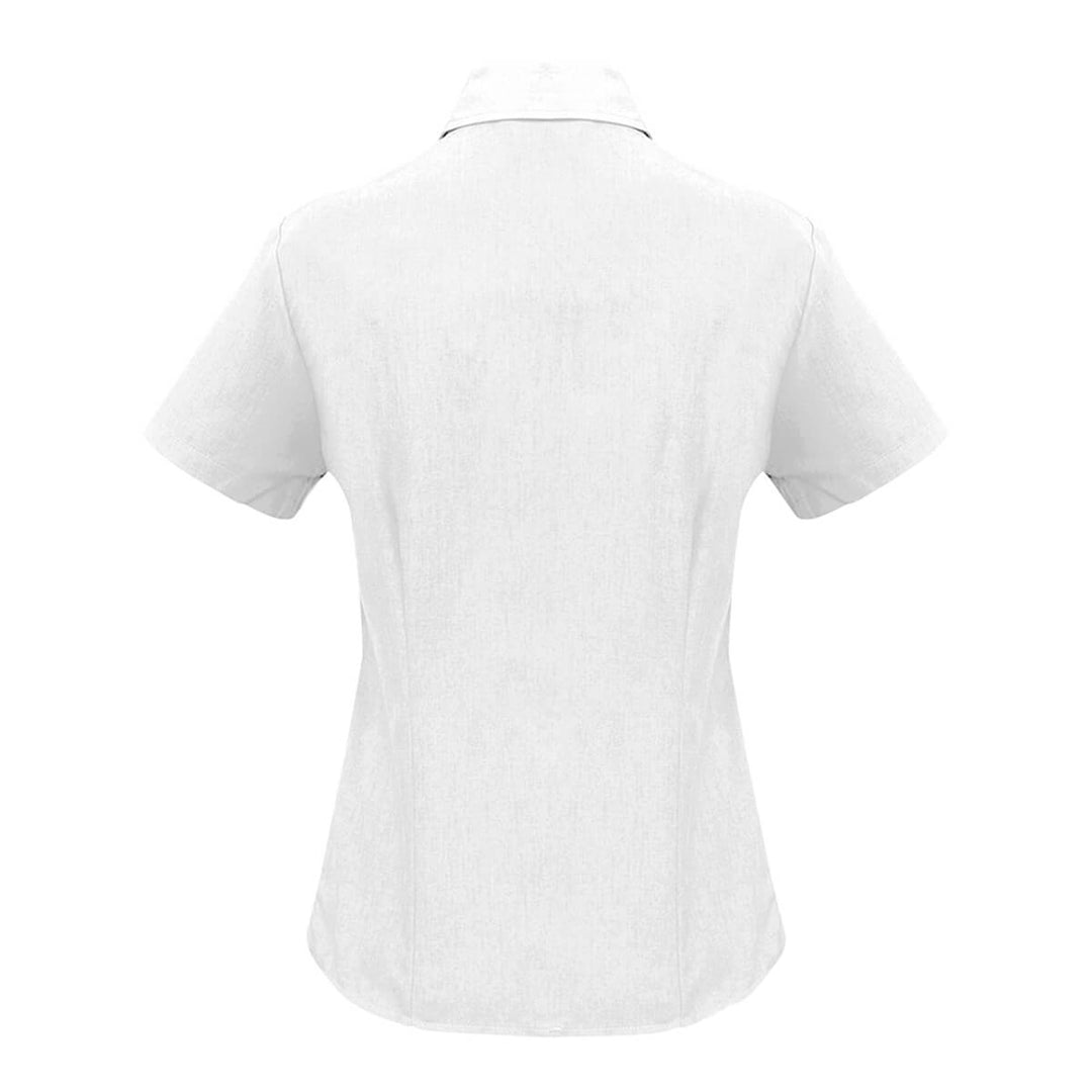 Biz Collection LB3601 Oasis Ladies Short Sleeve Shirt White