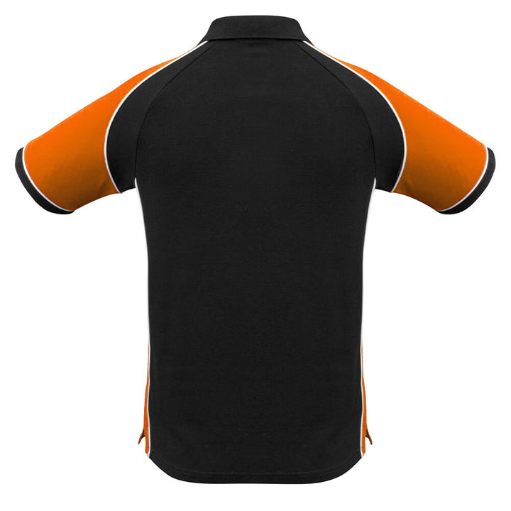 Biz Collection P10112 Mens Nitro Polo Black/Orange/White