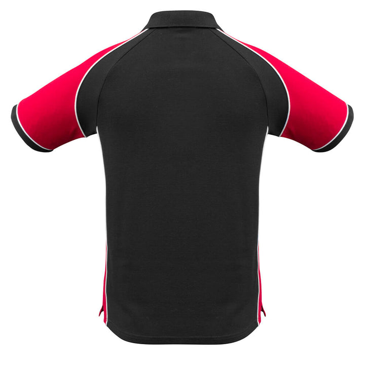 Biz Collection P10112 Mens Nitro Polo Black/Red/White