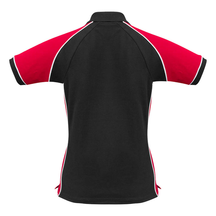 Biz Collection P10122 Ladies Nitro Polo Black/Red/White
