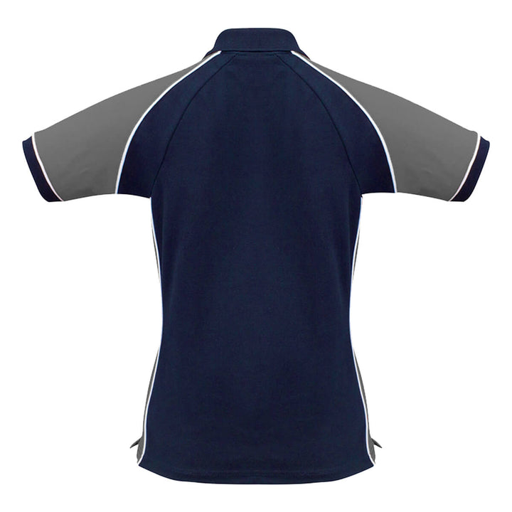 Biz Collection P10122 Ladies Nitro Polo Navy/Grey/White