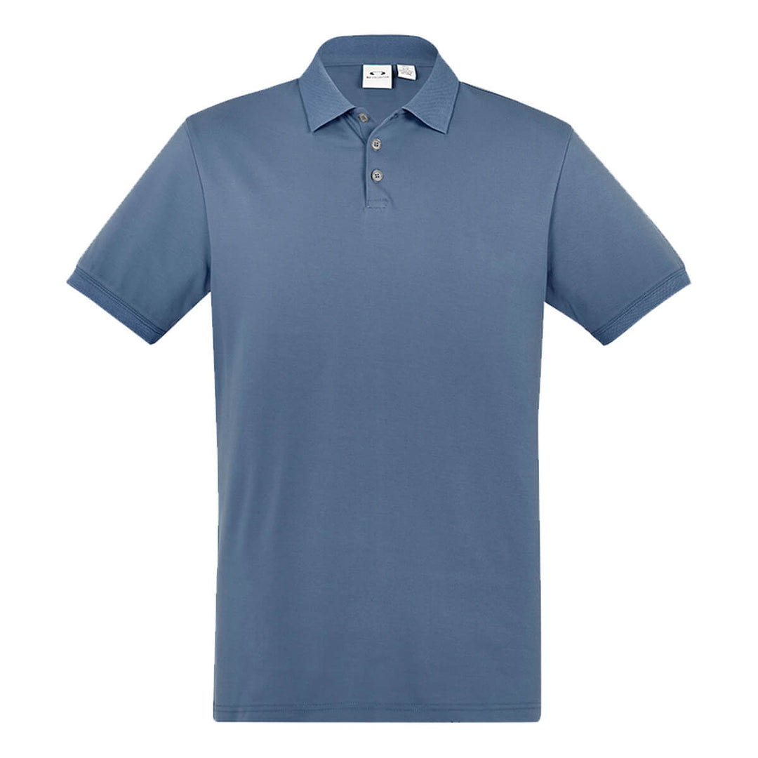 Biz Collection P105MS Mens City Short Sleeve Polo Grey Smoke