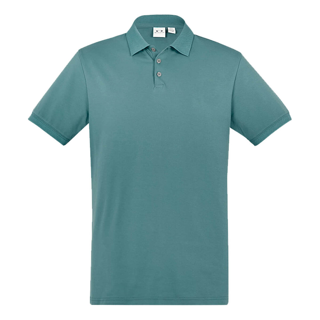 Biz Collection P105MS Mens City Short Sleeve Polo Jasper Green